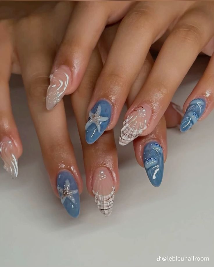 18 Ocean Vibe Nails: Dive Into the Trend